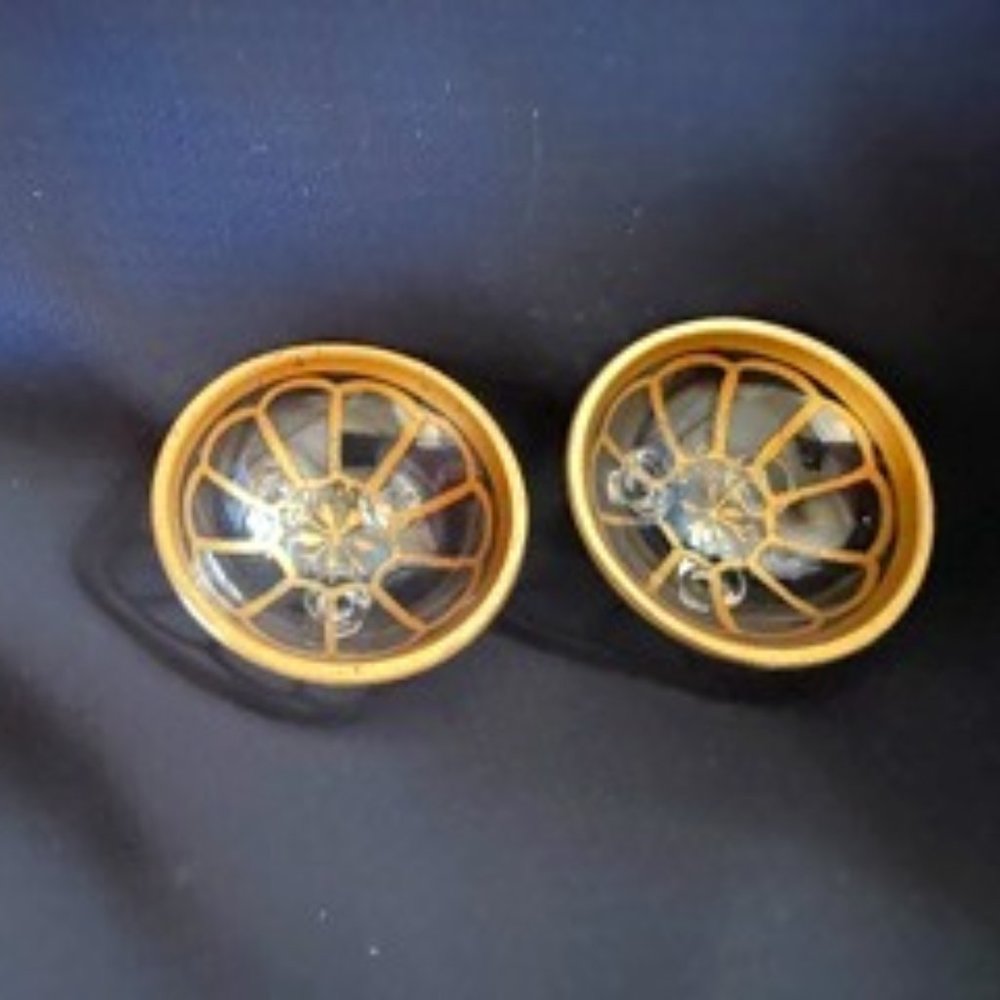 Pair of Antique Footed Master Salt Cellars